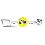 ROLINE USB-zu-Seriell Adapterkabel, FTDI-Chipsatz, 1,8 m