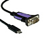 ROLINE USB-zu-Seriell Adapterkabel, FTDI-Chipsatz, 1,8 m