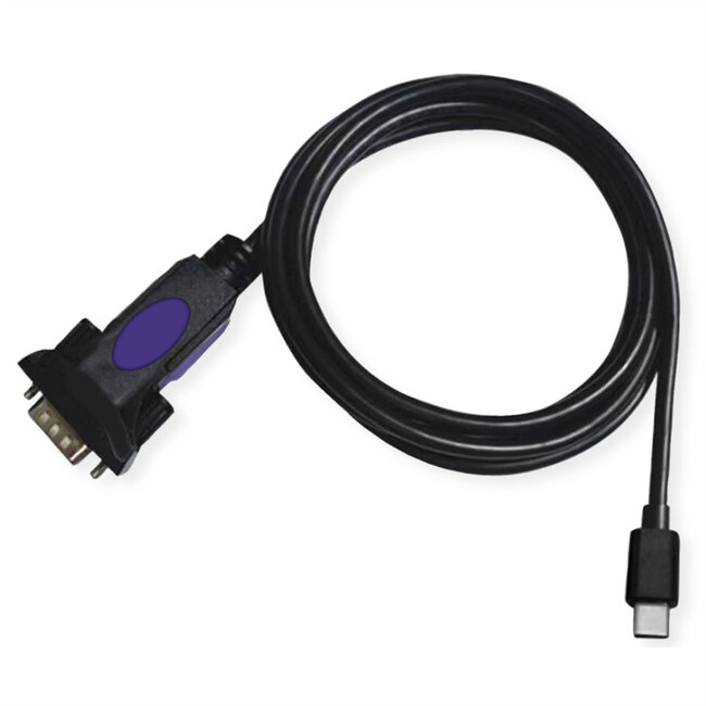 ROLINE USB-zu-Seriell Adapterkabel, FTDI-Chipsatz, 1,8 m