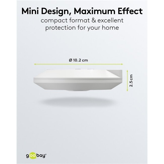 Goobay Bewegungsmelder Slim, weiß