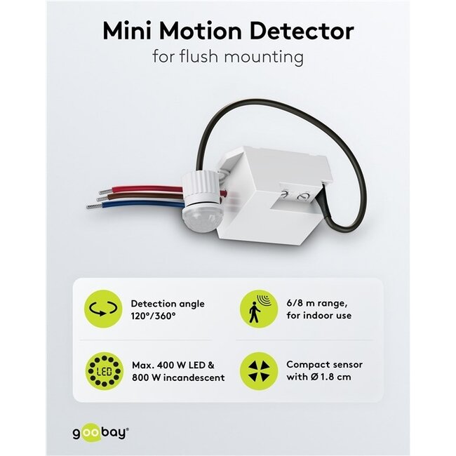 Goobay Mini Bewegungsmelder