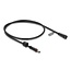 Delock DC Verlängerungskabel 5,5 x 2,5 mm Stecker auf Buchse mit Schraubkappe M12 x 1,75 mm wasserdicht 18 AWG 0,5 m schwarz