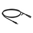 Delock DC-Verlängerungskabel 5,5 x 2,1 mm Stecker auf Buchse mit Bajonettverschluss 18 AWG 1 m schwarz