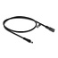 Delock DC-Verlängerungskabel 5,5 x 2,1 mm Stecker auf Buchse mit Bajonettverschluss 18 AWG 0,5 m schwarz