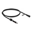 Delock DC-Verlängerungskabel 5,5 x 2,1 mm Stecker auf Buchse mit Schraubkappe M12 x 1,75 mm wasserdicht 18 AWG 1 m schwarz