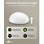 Goobay 2er-Set LED Solar-Dekoleuchte Stein, 24 cm, Größe M, RGBW