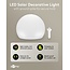 Goobay 2er-Set LED Solar-Dekoleuchten Kugel, 20 cm, Größe M, RGBW