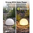 Goobay 2er-Set LED Solar-Dekoleuchten Kugel, 20 cm, Größe M, RGBW