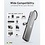 Goobay USB-C zu HDMI 4K 30Hz, USB-A, USB-C PD 100W, RJ45 & SD Adapter | Aluminium | 0,10 m
