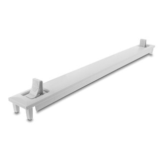 DeLOCK 19 Zoll Blindplatte | toolless (Snap-in) | 1U | ABS | Grau