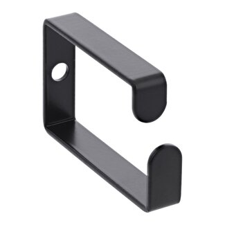 InLine Kabelöse mit Schraubenloch | 43 x 70 mm | Schwarz