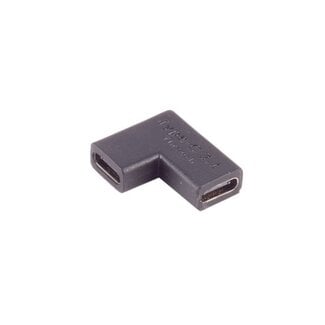 S-Impuls USB-C Kupplung (Buchse-Buchse) | Winkel (links/rechts) | USB3.1 10 Gbps | PD 100W | 4K 60Hz