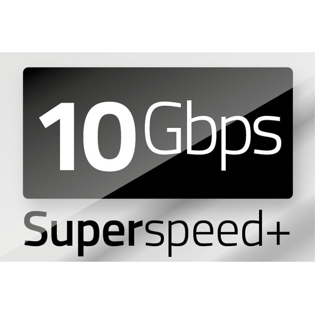 USB-C Kupplung (Buchse-Buchse) | Winkel (links/rechts) | USB3.1 10 Gbps | PD 100W | 4K 60Hz
