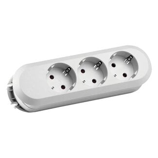 Bachmann Bachmann Smart Steckdosenleiste ohne Kabel | 3 Steckplätze | Weiß