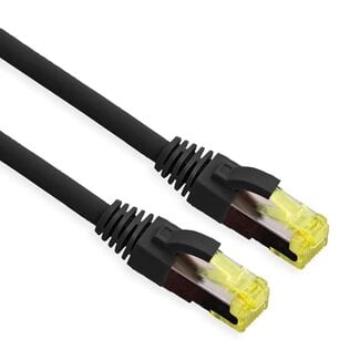 Roline SFTP CAT7 Outdoor Netzwerkkabel | TPE LSZH | Schwarz | 0,15 m