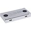 InLine magnetischer USB-Hub (USB-A/USB-C) | 2x USB-C + 2x USB-A | USB 3.1 10 Gbps | Aluminium | 1,5 m
