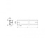 DIN-Schiene | 10 Zoll | 25,4 x 3,5 x 0,75 cm | Aluminium