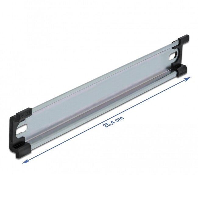DIN-Schiene | 10 Zoll | 25,4 x 3,5 x 0,75 cm | Stahl
