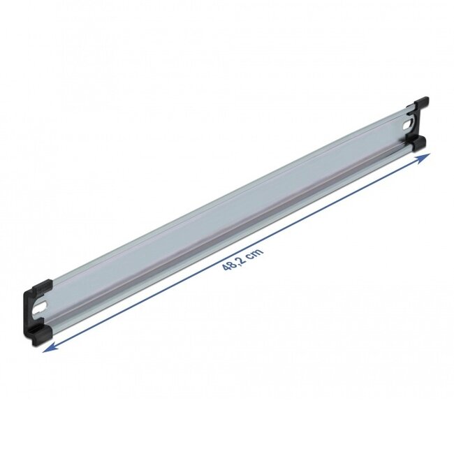 DIN-Schiene | 19 Zoll | 48,2 x 3,5 x 0,75 cm | Stahl