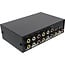 InLine 4-fach Composite Audio/Video Umschalter | Metall