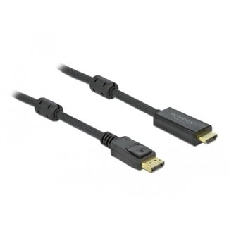 DeLOCK Delock Aktives DisplayPort-zu-HDMI Kabel | 4K 60Hz | 2 Meter