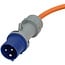 Brennenstuhl Camping-Stromkabel | 3m | CEE 3-pol 230V/16A | 3x2,5mm² | IP44 | Extra Steckdose