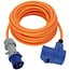 Brennenstuhl Camping-Stromkabel 10m | CEE 3-pol 230V/16A | 3x2,5mm² | IP44 | Extra Steckdose