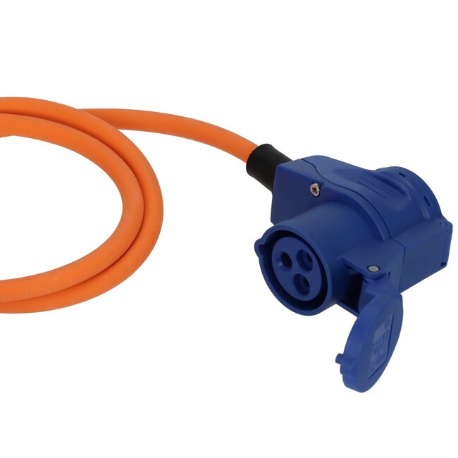 Brennenstuhl Camping-Stromkabel 10m | CEE 3-pol 230V/16A | 3x2,5mm² | IP44 | Extra Steckdose