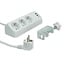 Schreibtisch-Steckdosenleiste mit Klemme | 3 Steckplätze | 2x USB-A + 1x USB-C PD 30W | 1,5 m