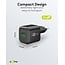 Goobay Nano USB-Ladegerät | USB-C PD + USB-A QC | GaN | 20W | Schwarz