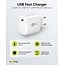 Goobay USB-C PD Ladegerät | GaN | 25W | Weiß