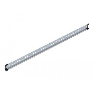 DeLOCK DIN-Schiene mit Schlitzlöchern | 100 x 3,5 x 0,75 cm | Stahl