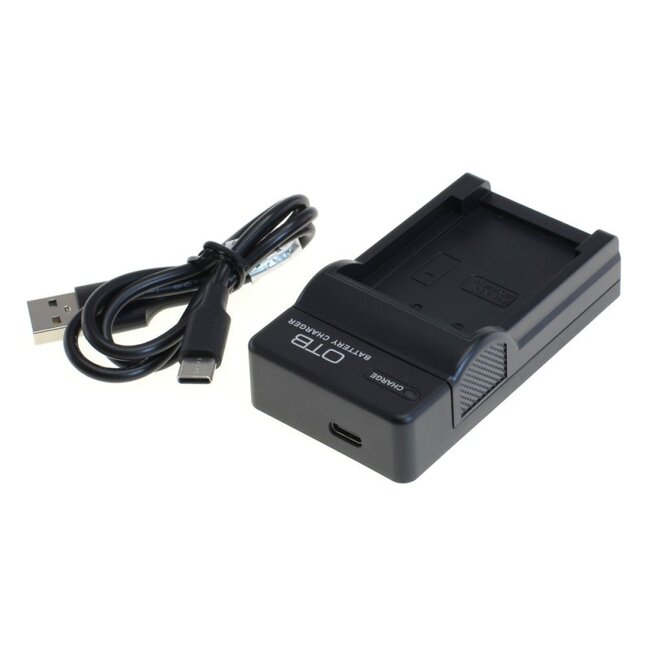 Kamera-Akku-Ladegerät für Casio NP-20 und NP-60 | USB-C