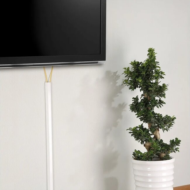 Roline Wandkabelkanal | 110 x 50 cm | Aluminium | Weiß