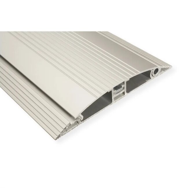 Roline Bodenkabelkanal | 110 x 13,9 cm | Aluminium | Silber