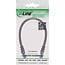 InLine® Patchkabel geschirmt, U/FTP, Cat.6A, schwarz, 0,3m