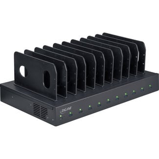 InLine InLine® 1000 W Multiport Powerstation, Schnellladegerät, 10x USB-C, PD 3.0, QC 5.0