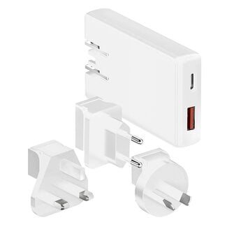 MaxTrack MaxTrack USB Reise-Ladegerät Set | USB-C PD + USB-A QC | GaN | 65W