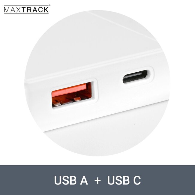 MaxTrack USB Reise-Ladegerät Set | USB-C PD + USB-A QC | GaN | 65W