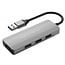 USB-Hub (USB-A) | 4x USB-A | USB 3.0 5 Gbps | Aluminium | 0,10 m