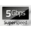 USB-Hub (USB-A) | 4x USB-A | USB 3.0 5 Gbps | Aluminium | 0,10 m