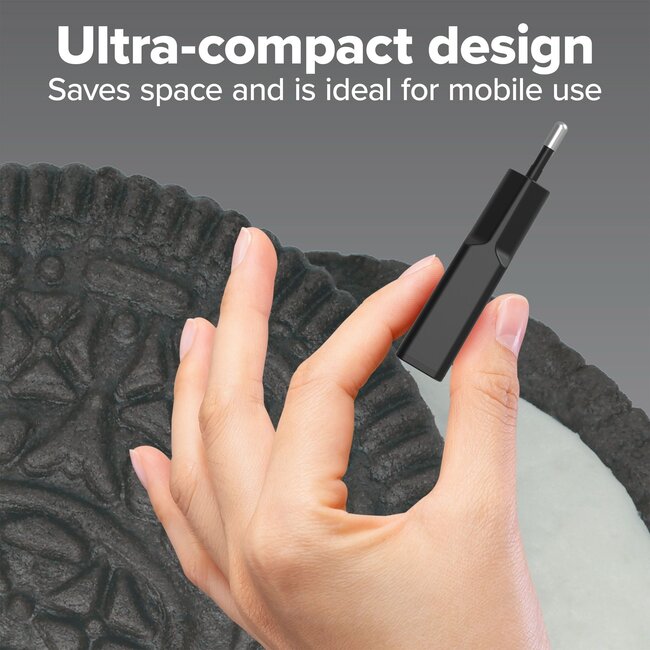 InLine USB-Ladegerät | 2x USB-C PD | GaN | 30W | Schwarz