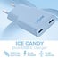 InLine USB-Ladegerät | 2x USB-C PD | GaN | 30W | Blau