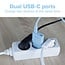 InLine USB-Ladegerät | 2x USB-C PD | GaN | 30W | Blau
