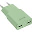 InLine USB-Ladegerät | 2x USB-C PD | GaN | 30W | Grün