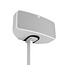 Cavus Premium Stativ für Bluesound Pulse Mini und Pulse Mini 2i / Weiß