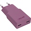 InLine USB-Ladegerät | 2x USB-C PD | GaN | 30W | Lila