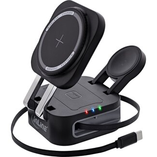 InLine InLine 3-in-1 kabelloses Ladegerät | MagSafe | 18W