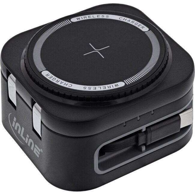 InLine 3-in-1 kabelloses Ladegerät | MagSafe | 18W