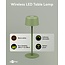 Goobay LED-Tischlampe | warmweiß | dimmbar | USB-C aufladbar | grün | IP44